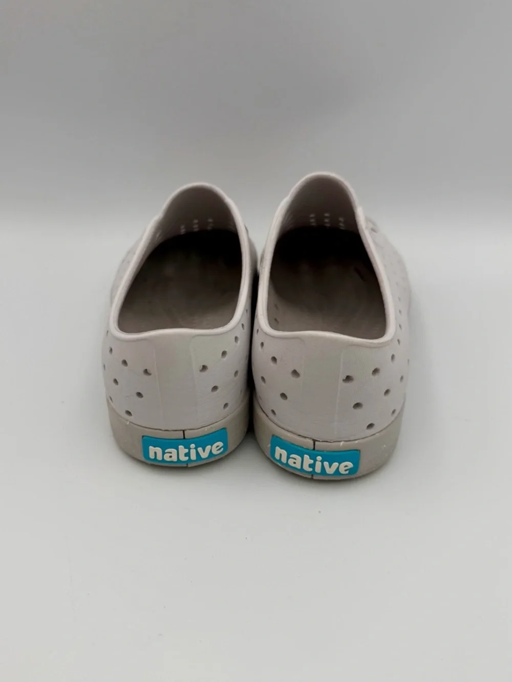 Native Slip-On Sneakers in Beige and Light Taupe